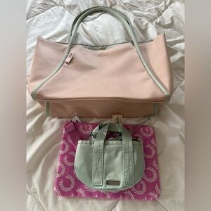 Victoria's Secret Set of Three: Tote, Cosmetic Bag, and Mini Crossbody